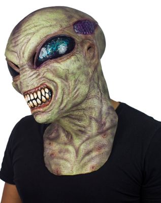 Green Alien Full Mask