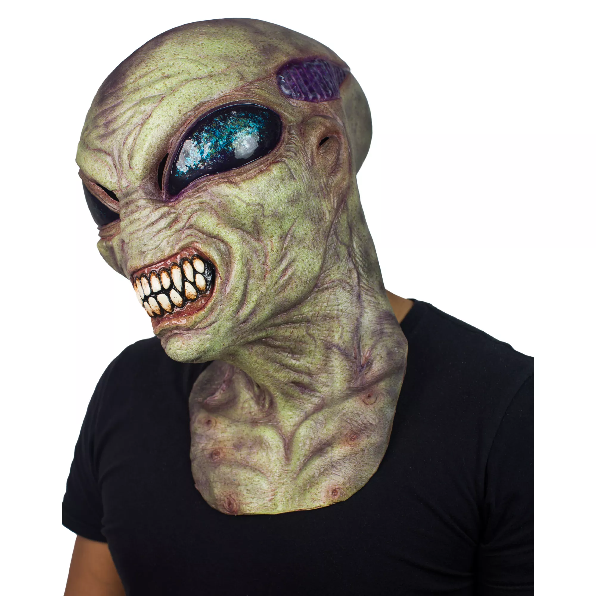 Green Alien Full Mask at Spirit Halloween