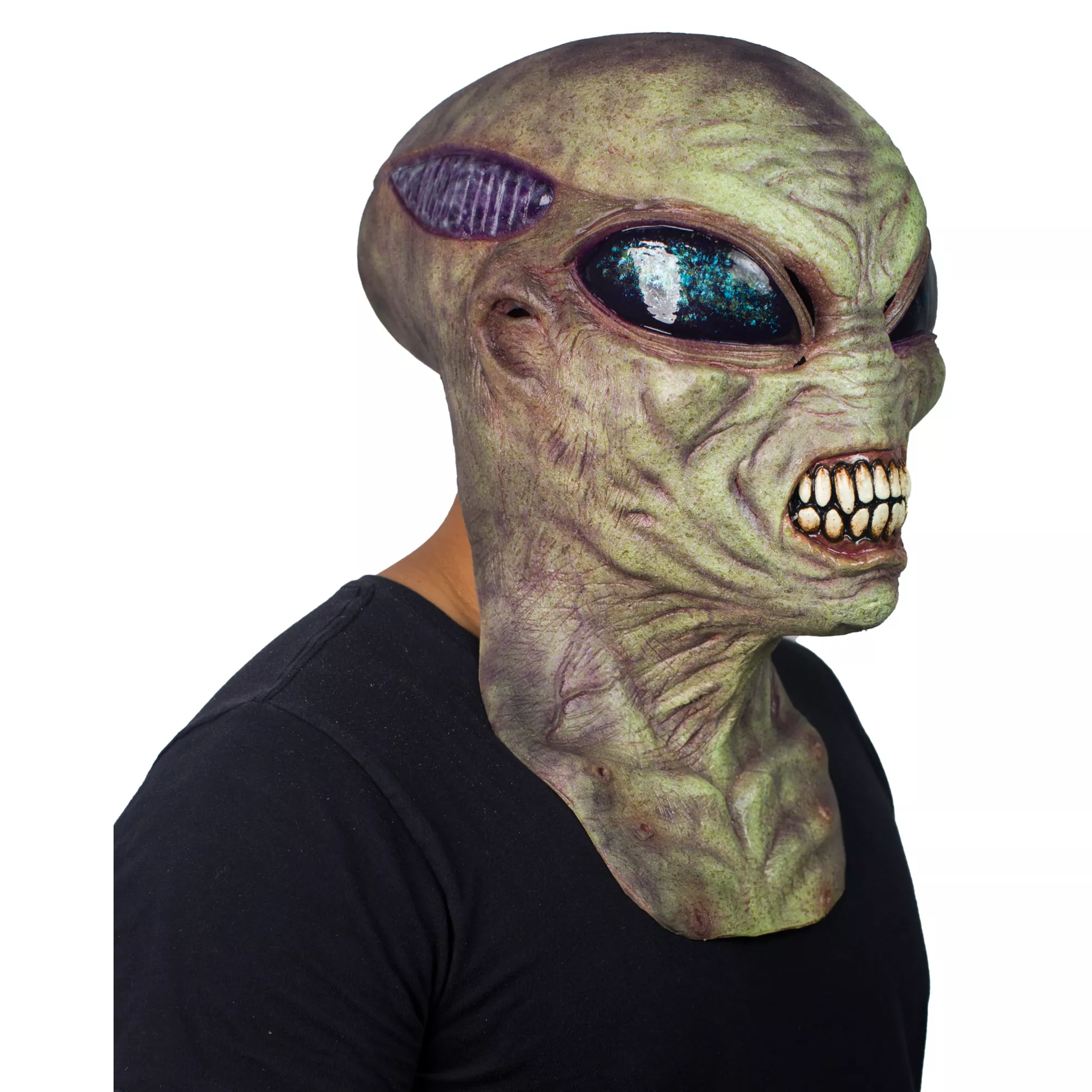 Green Alien Full Mask at Spirit Halloween