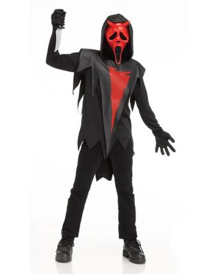 Fun World Inc. Officially Licensed Scream Ghost Face Black Halloween Scary  Costume, Male, Adult Size