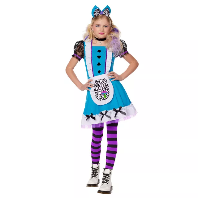 Kids Dark Alice Dress Costume - Spirithalloween.com