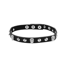 Skull Horror Punk Choker Necklace at Spirit Halloween