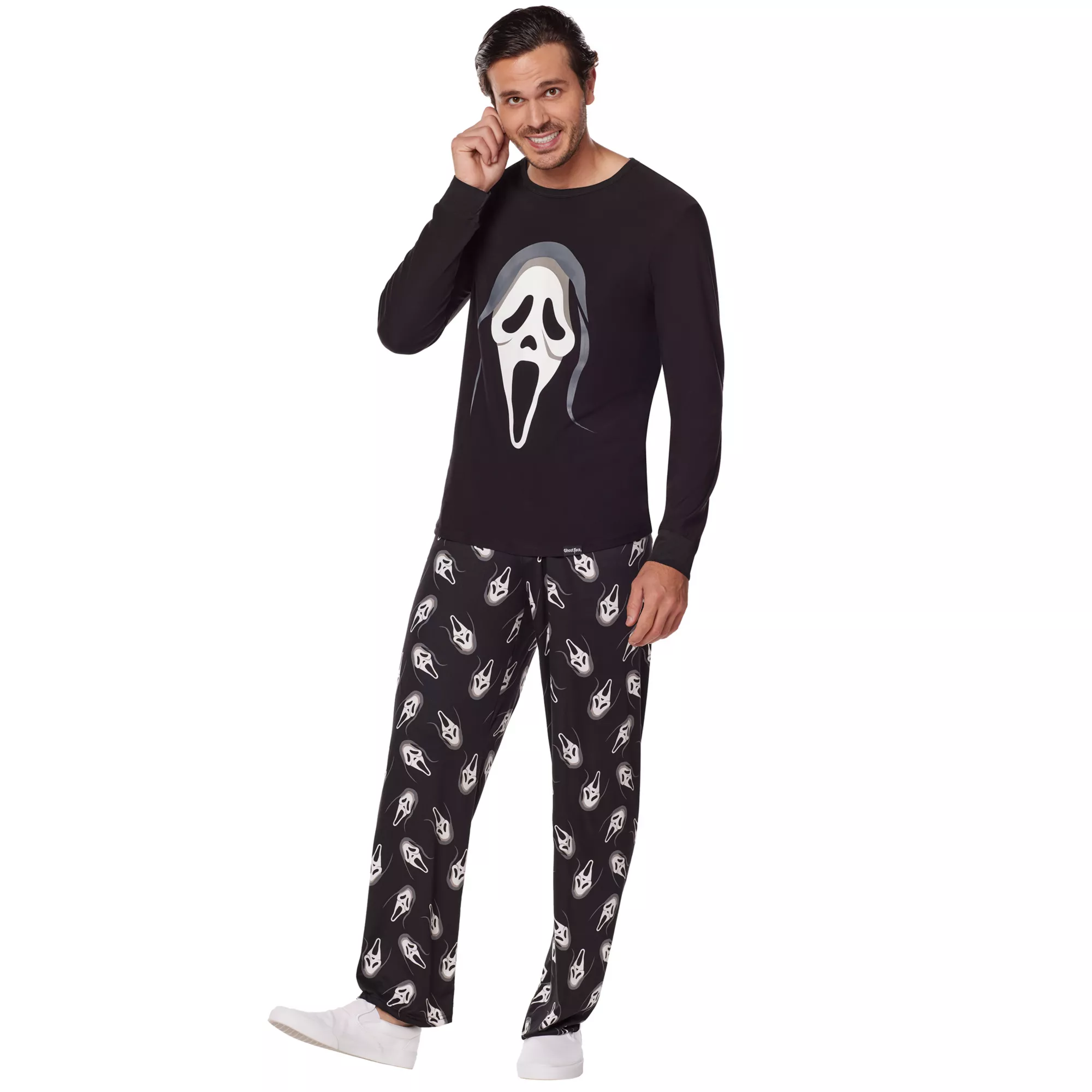 Ghost Face Pajama Set at Spencer's