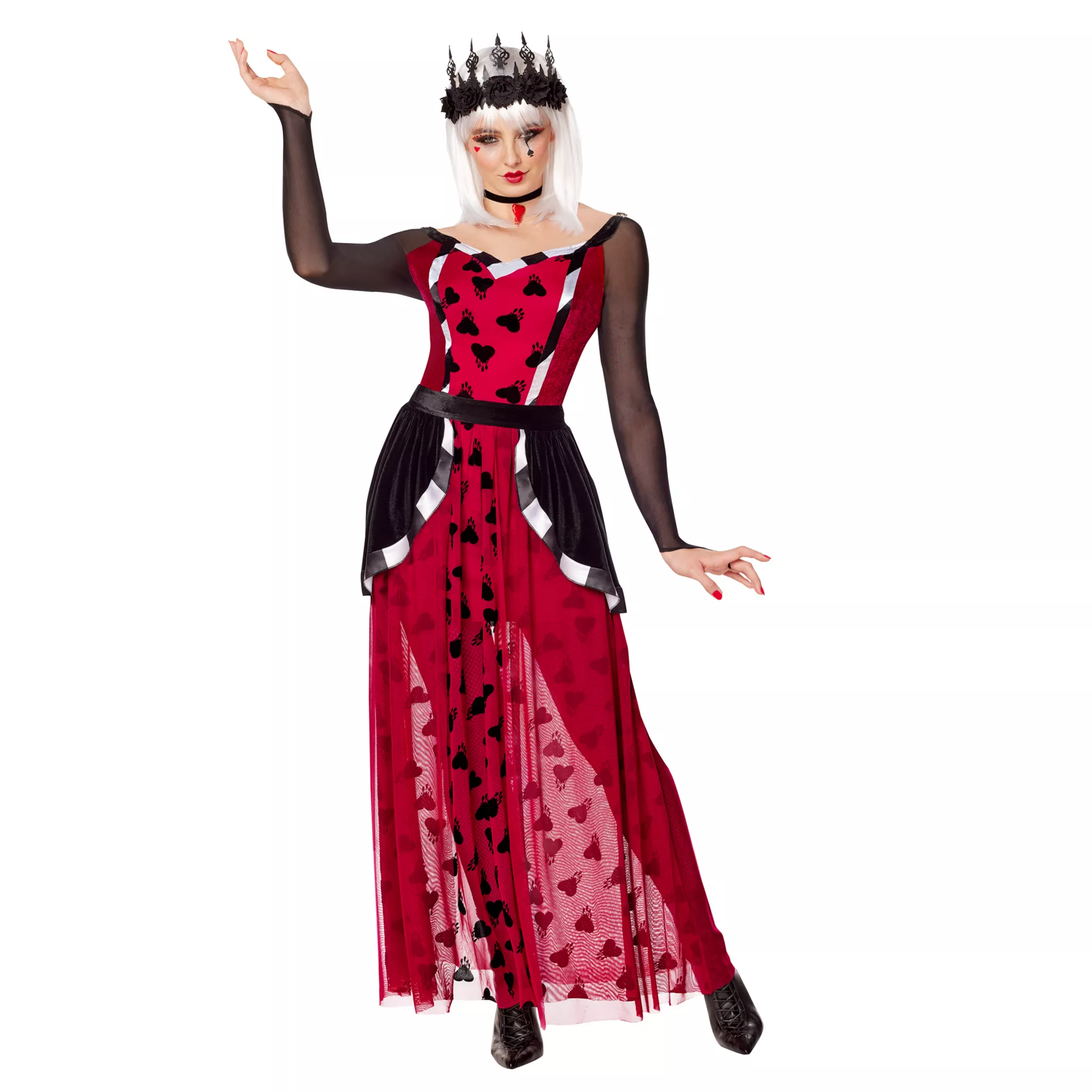 Adult Twisted Queen of Hearts Costume at Spirit Halloween