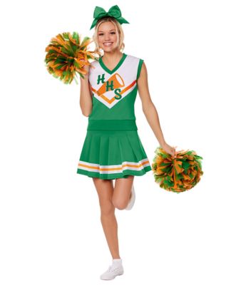 My Hero Academia Cheer Uniform Cheerleaders Cosplay Costume Dress with Cheerleading  Poms