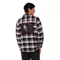 Adult Ghost Face Flannel Shirt at Spencer's