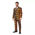 Adult Distressed Pumpkin Party Suit at Spirit Halloween