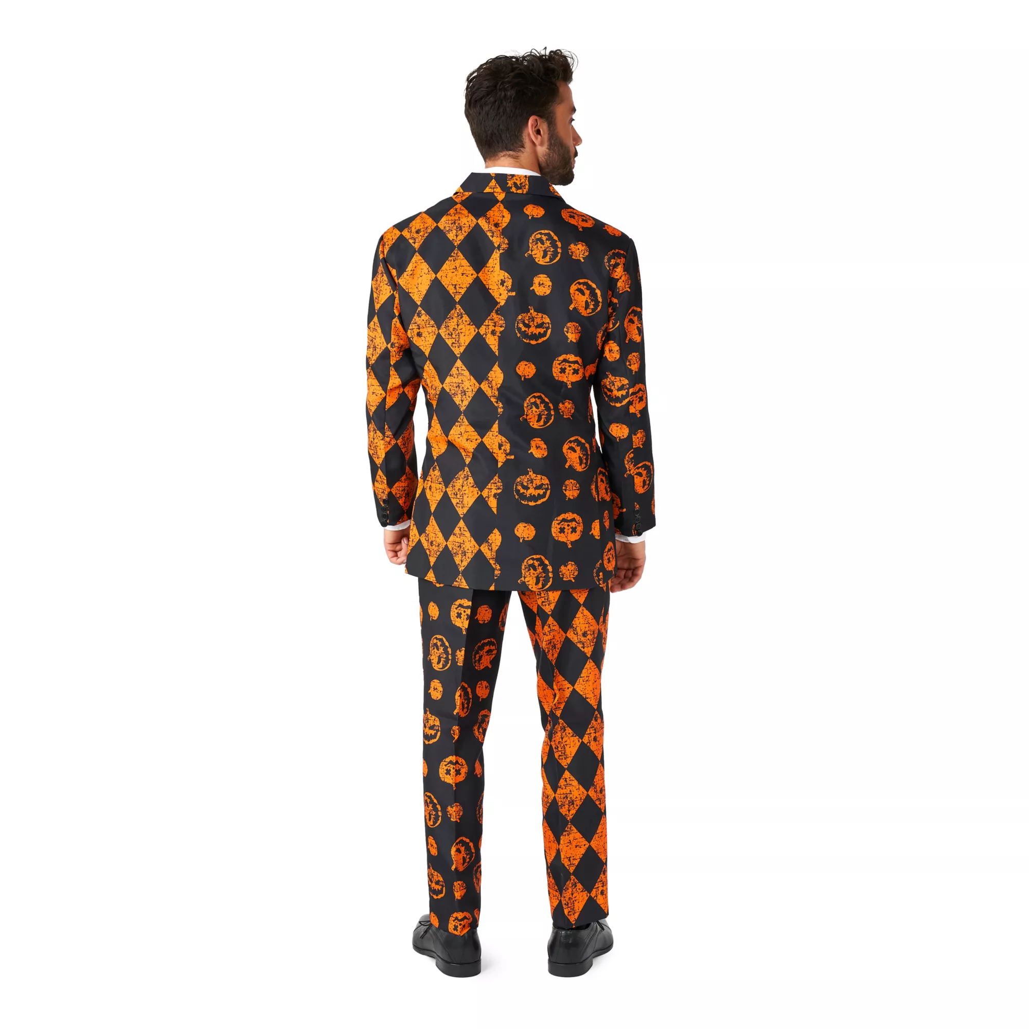 Adult Distressed Pumpkin Party Suit at Spirit Halloween