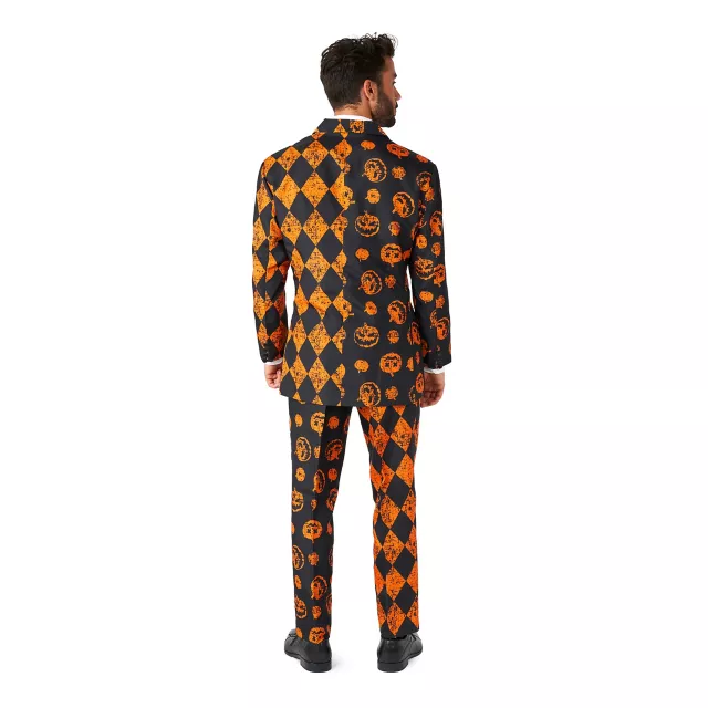 Adult Distressed Pumpkin Party Suit at Spirit Halloween