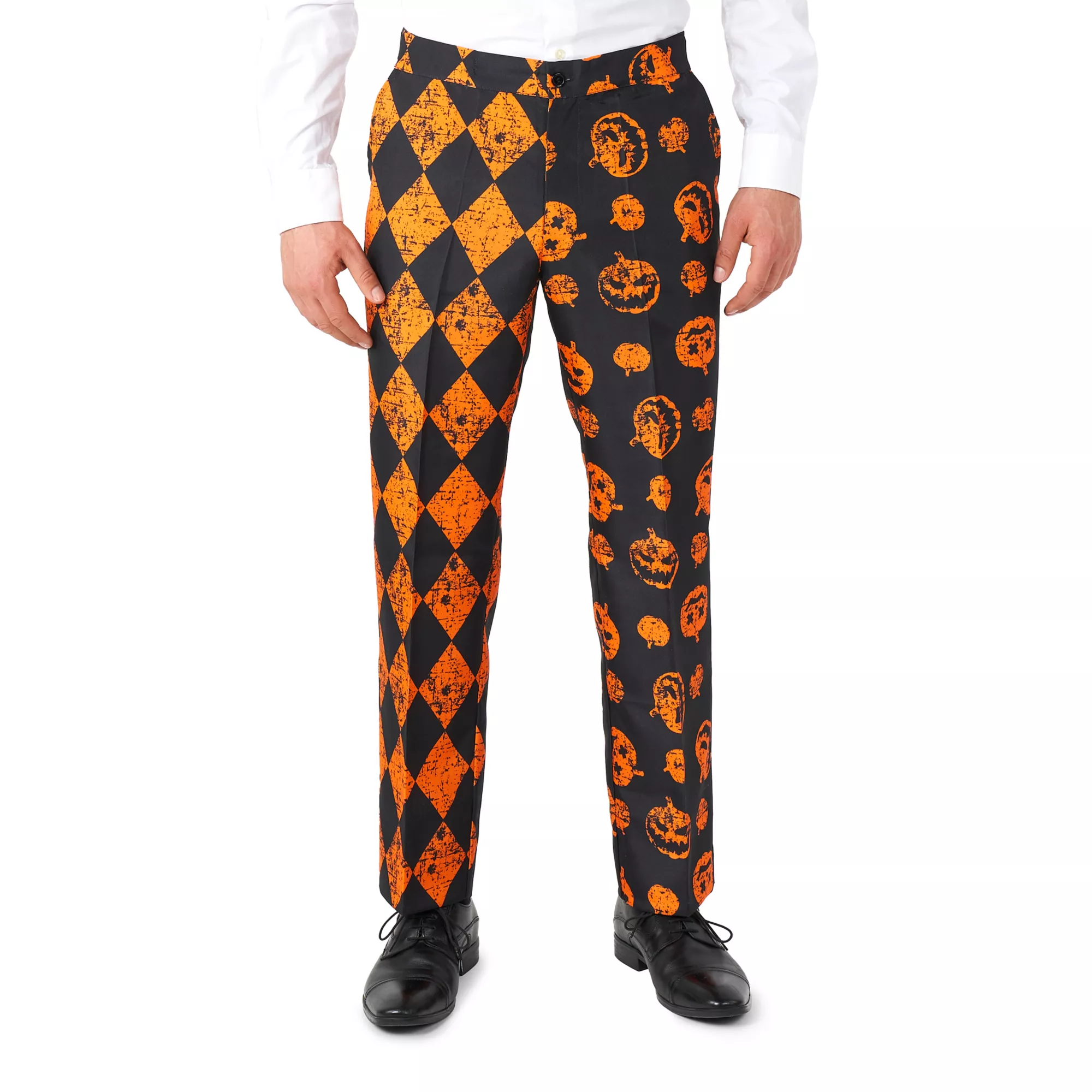 Adult Distressed Pumpkin Party Suit at Spirit Halloween