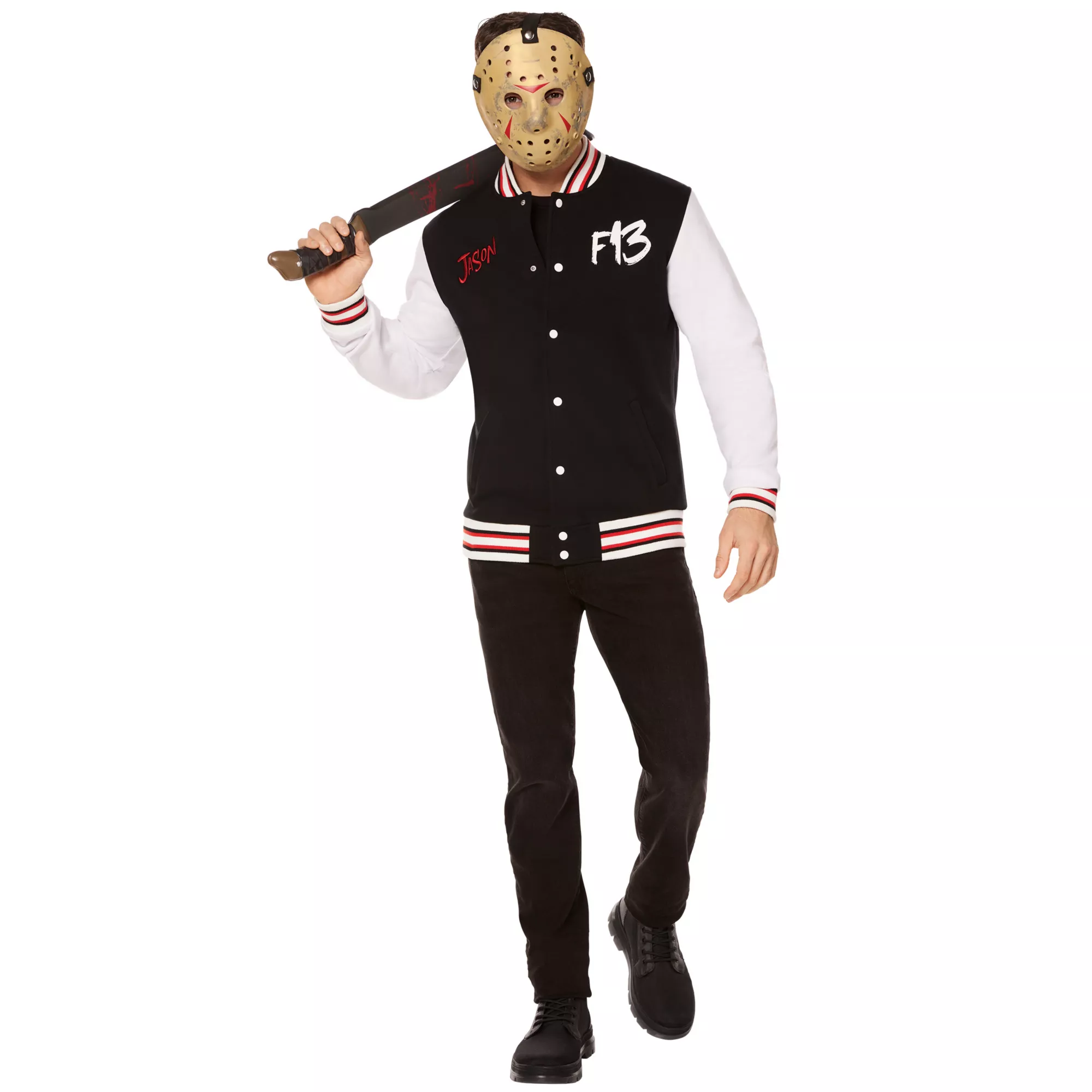 Adult Jason Voorhees Varsity Jacket - Friday the 13th at Spirit Halloween