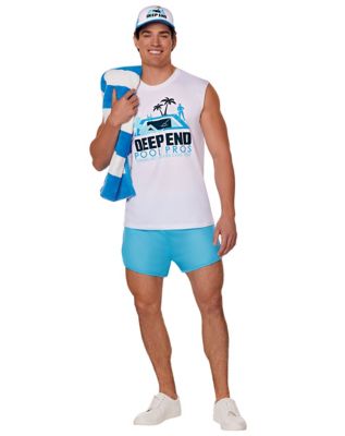 Adult Pool Boy Costume Kit 