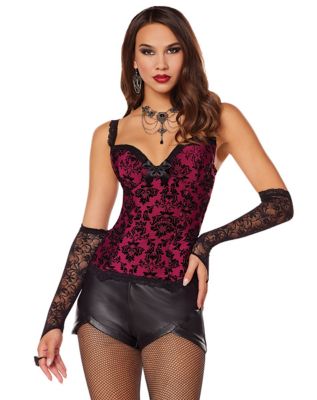 Vampire Corset and Gloves