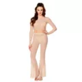 Beige Mesh Rhinestone Top and Pants Set at Spirit Halloween