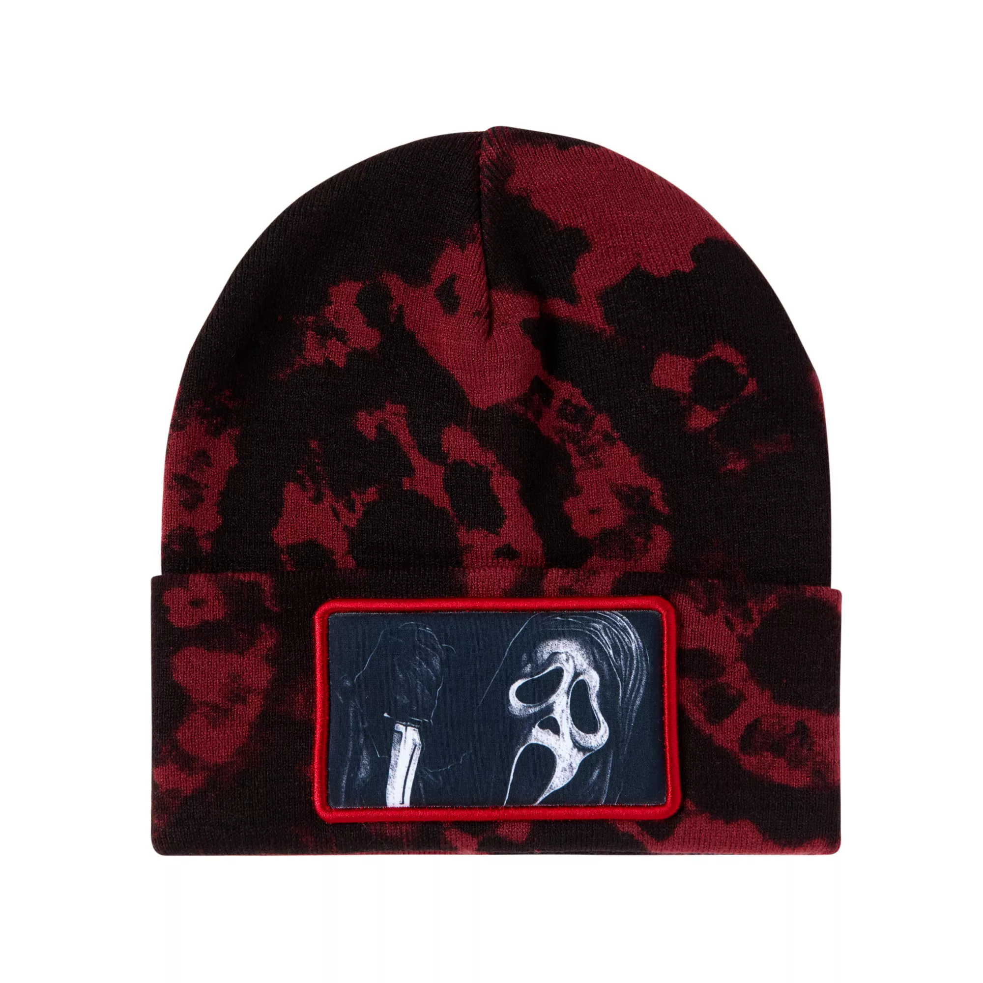 Tie Dye Ghost Face Beanie Hat at Spencer's