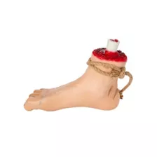 Hanging Severed Foot at Spirit Halloween