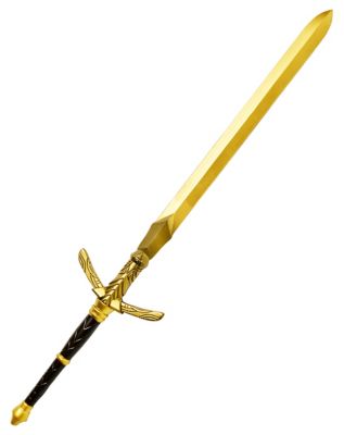 Minecraft Gold Sword Child Costume Prop