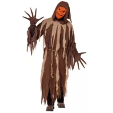 Adult Light-Up Jack-O-Lantern Costume - Spirithalloween.com