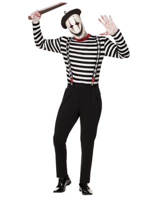 Adult Creepy Mime Costume