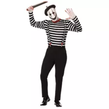 Adult Creepy Mime Costume at Spirit Halloween