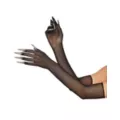 Rhinestone Claw Fallen Angel Gloves at Spencer's