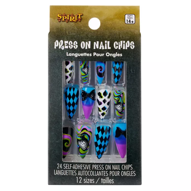 Alice Psychadeic Press On Nails at Spencer's