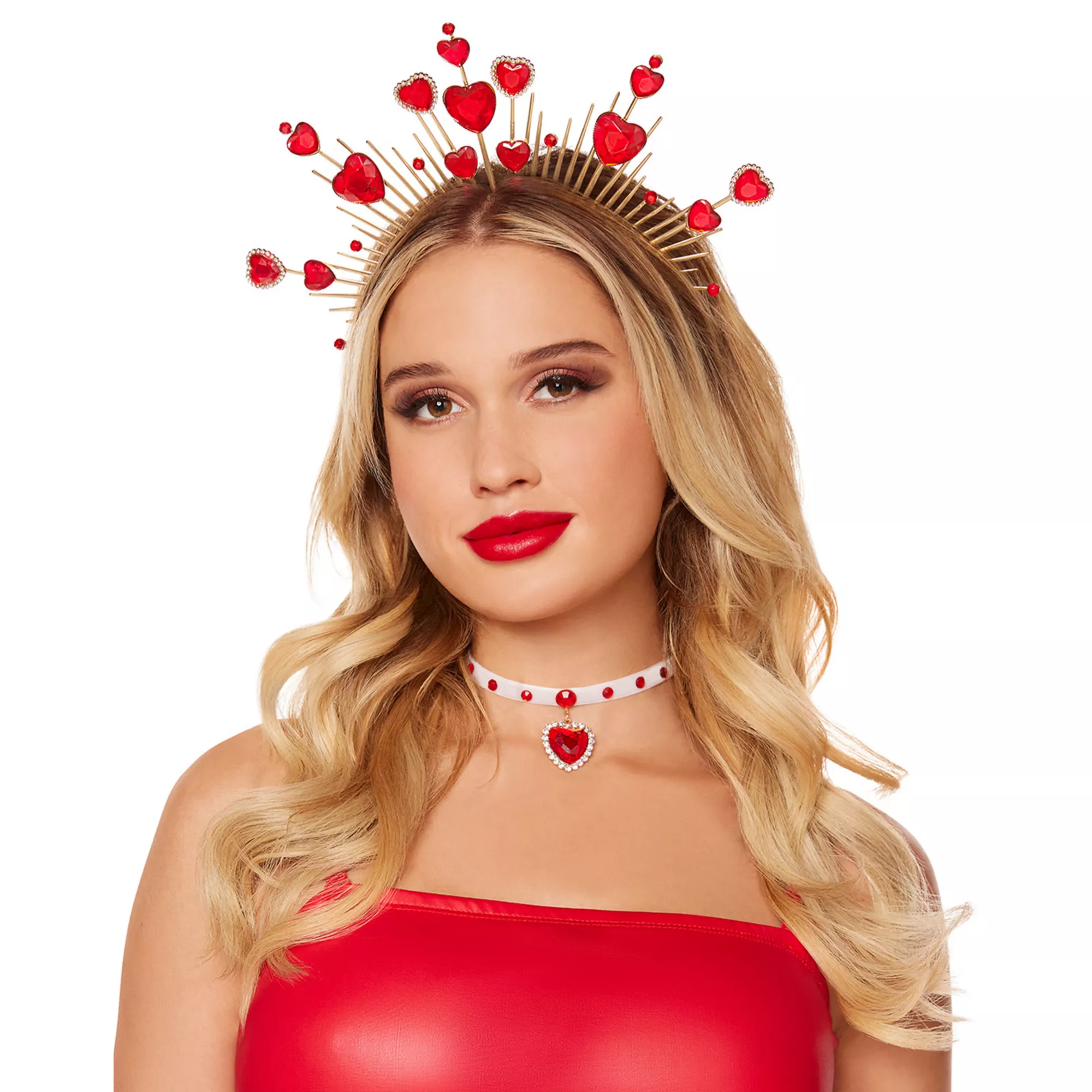 Cupid Hearts Choker Necklace at Spirit Halloween