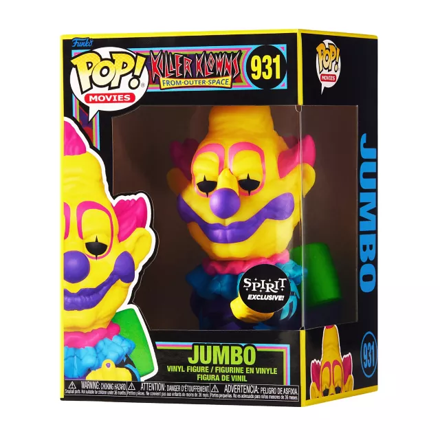 Black Light Jumbo Funko POP! Figure - Killer Klowns from