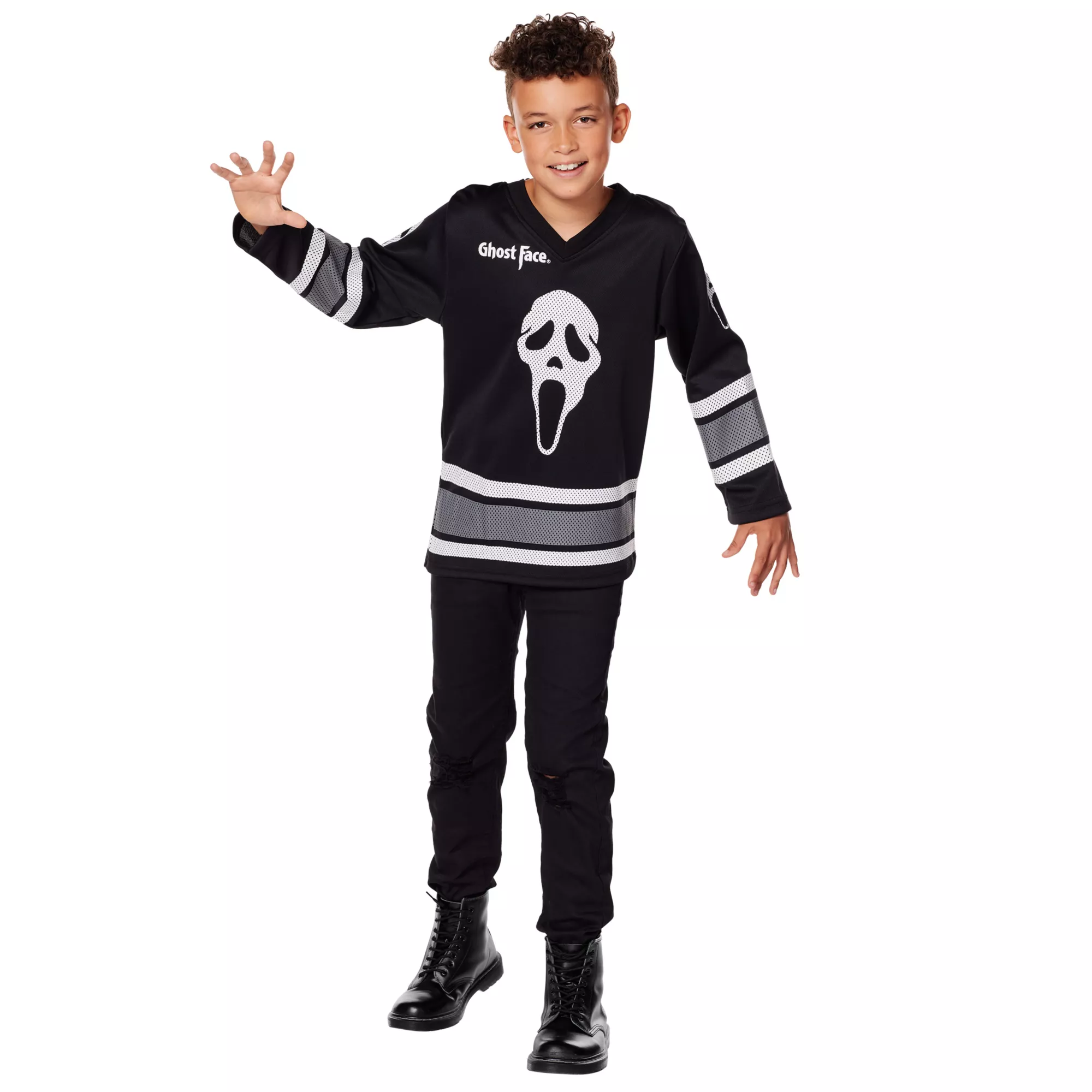 Kids Ghost Face Jersey at Spencer's