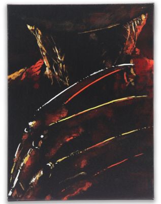 Freddy Krueger Claw Canvas - A Nightmare on Elm Street - Spirithalloween.com