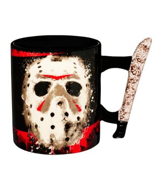 Molded Machete Handle Jason Voorhees Coffee Mug 20 oz. - Friday the 13th