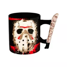 Molded Machete Handle Jason Voorhees Coffee Mug 20 oz. - Friday the 13th at Spencer's