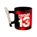 Molded Machete Handle Jason Voorhees Coffee Mug 20 oz. - Friday the 13th at Spencer's