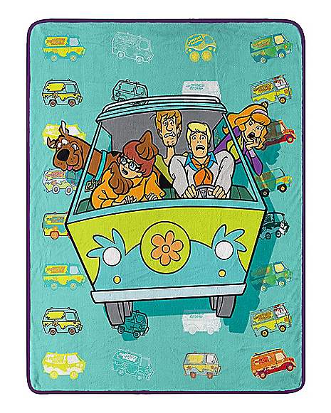 Mystery Machine Fleece Blanket - Scooby-Doo - Spirithalloween.com