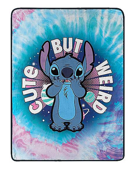 Cute But Weird Stitch Fleece Blanket - Lilo & Stitch - Spirithalloween.com