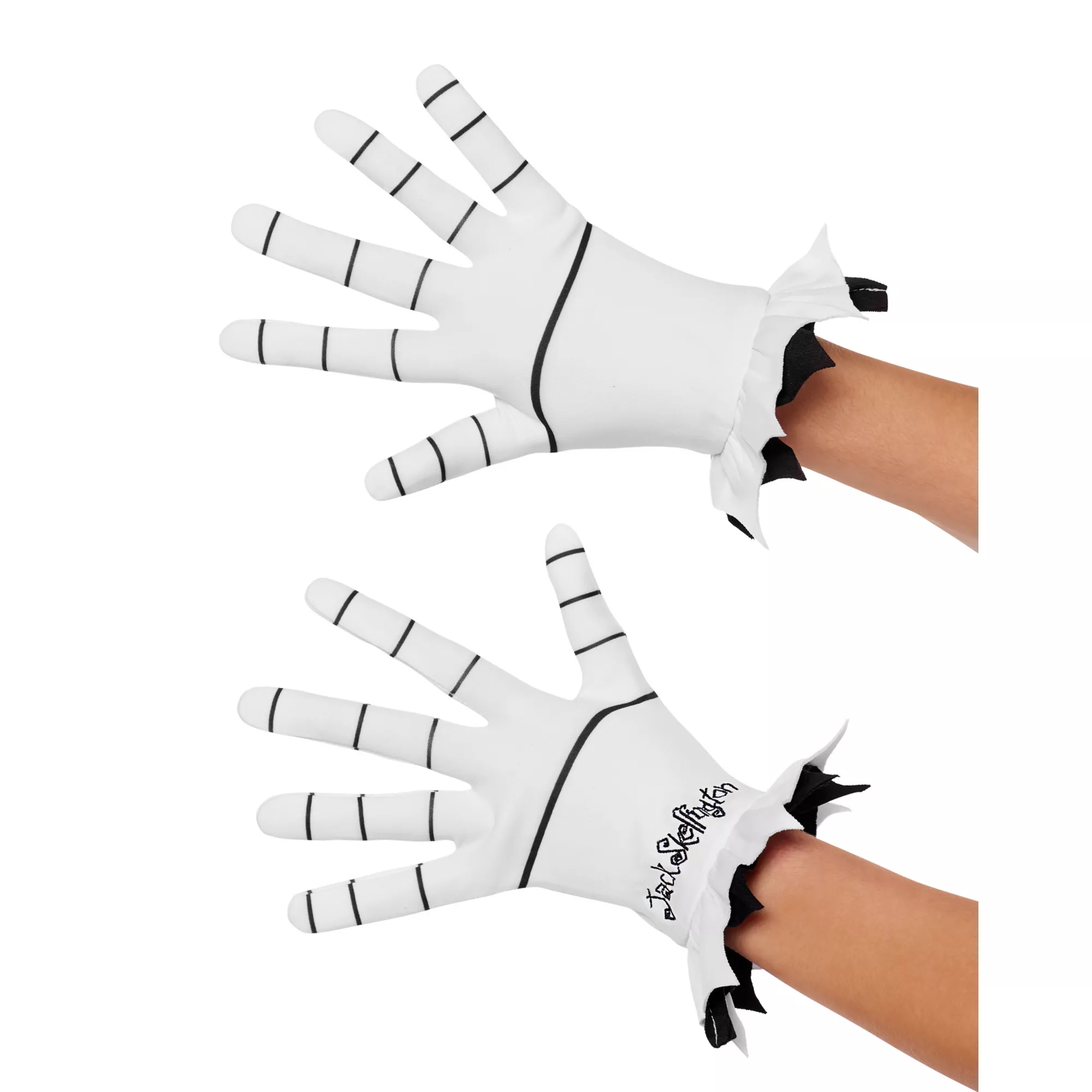 Ruffle Jack Skellington Gloves - The Nightmare Before Christmas at Spirit Halloween