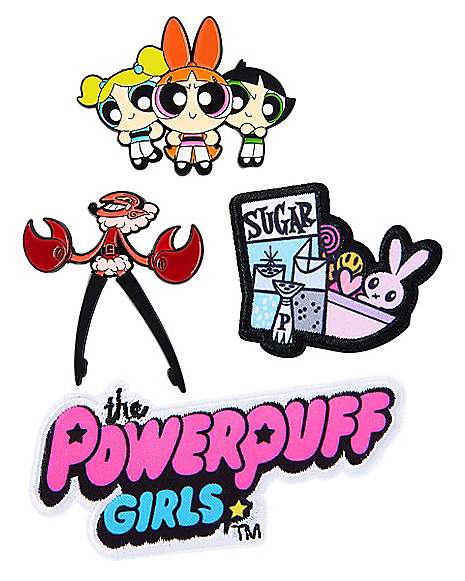 The Powerpuff Girls Patch and Pin Set 