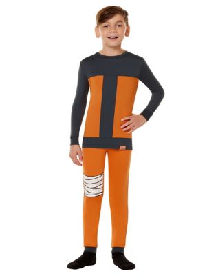 Long Sleeve Naruto® Uzumaki Top for Boys - grey