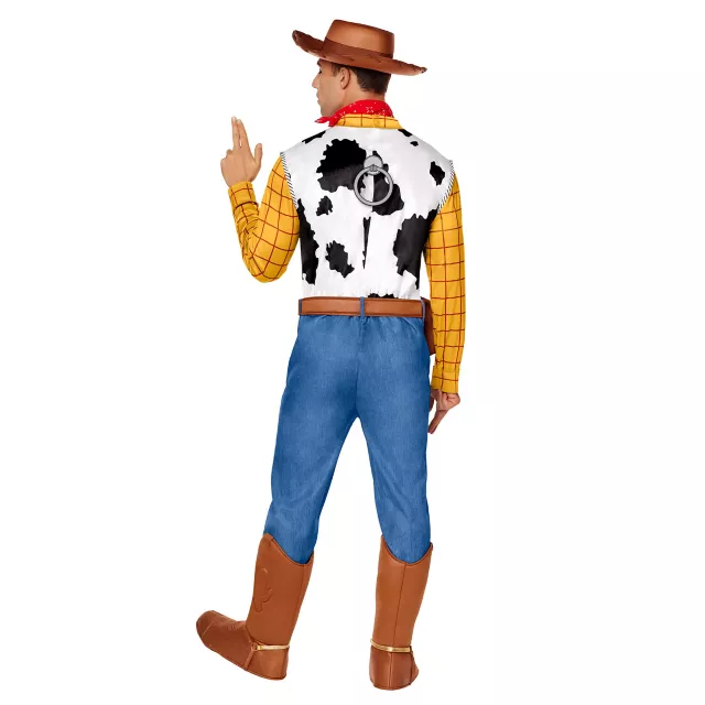 Adult Woody Jumpsuit Costume - Toy Story at Spirit Halloween