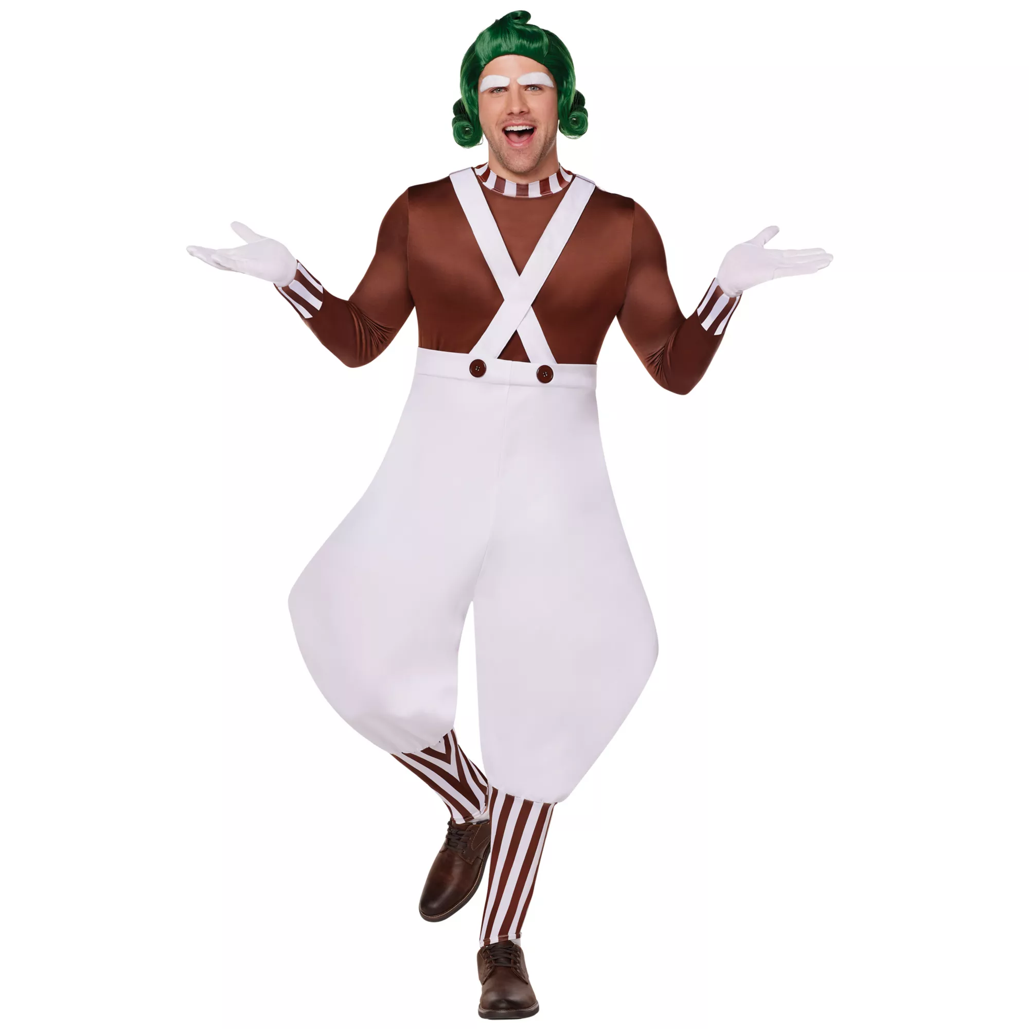 Adult Oompa Loompa Costume - Willy Wonka and the Chocolate Factory at Spirit Halloween