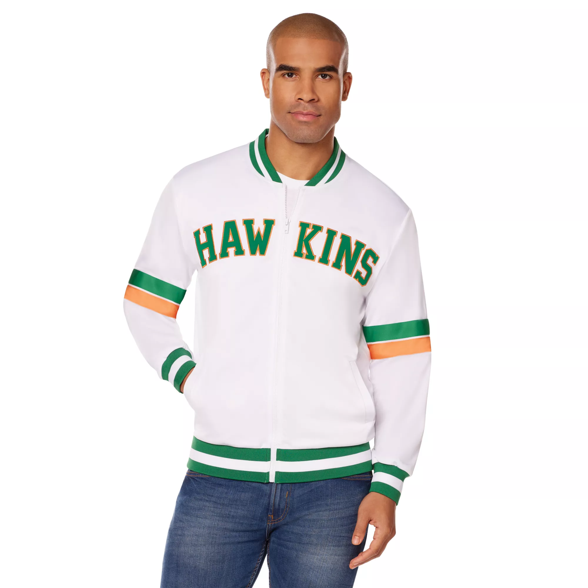Adult Hawkins Track Jacket - Stranger Things at Spirit Halloween