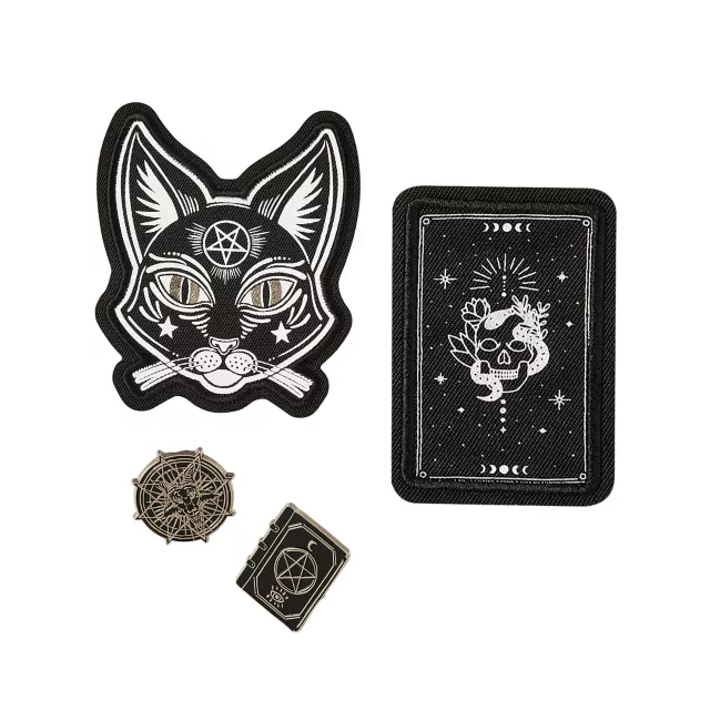 Pentagram Patch and Pin Set at Spirit Halloween