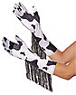 Western Cow Print Fringe Gloves