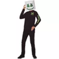 Kids Glow in the Dark Marshmello Costume Kit at Spirit Halloween