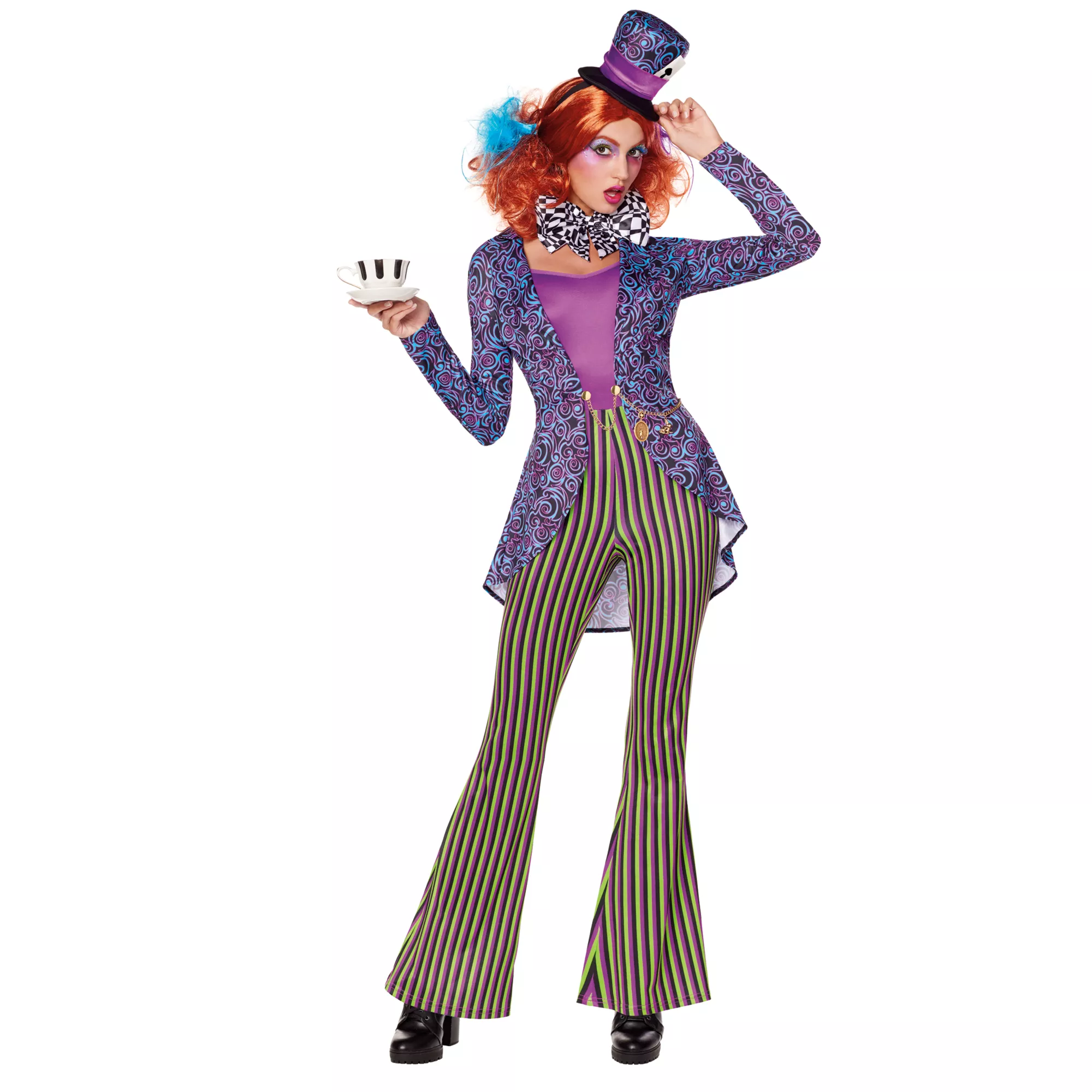 Adult Mad Hatter Jumpsuit Costume at Spirit Halloween