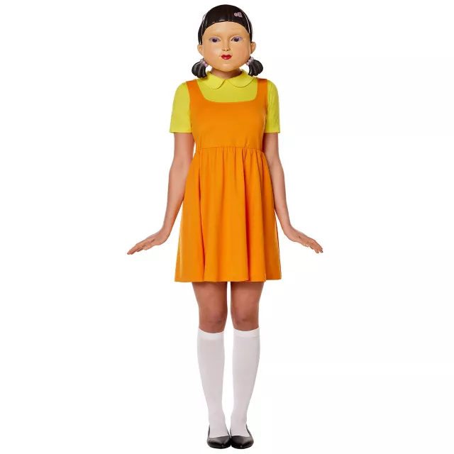 Adult Young-hee Doll Dress Costume - Squid Game at Spencer's