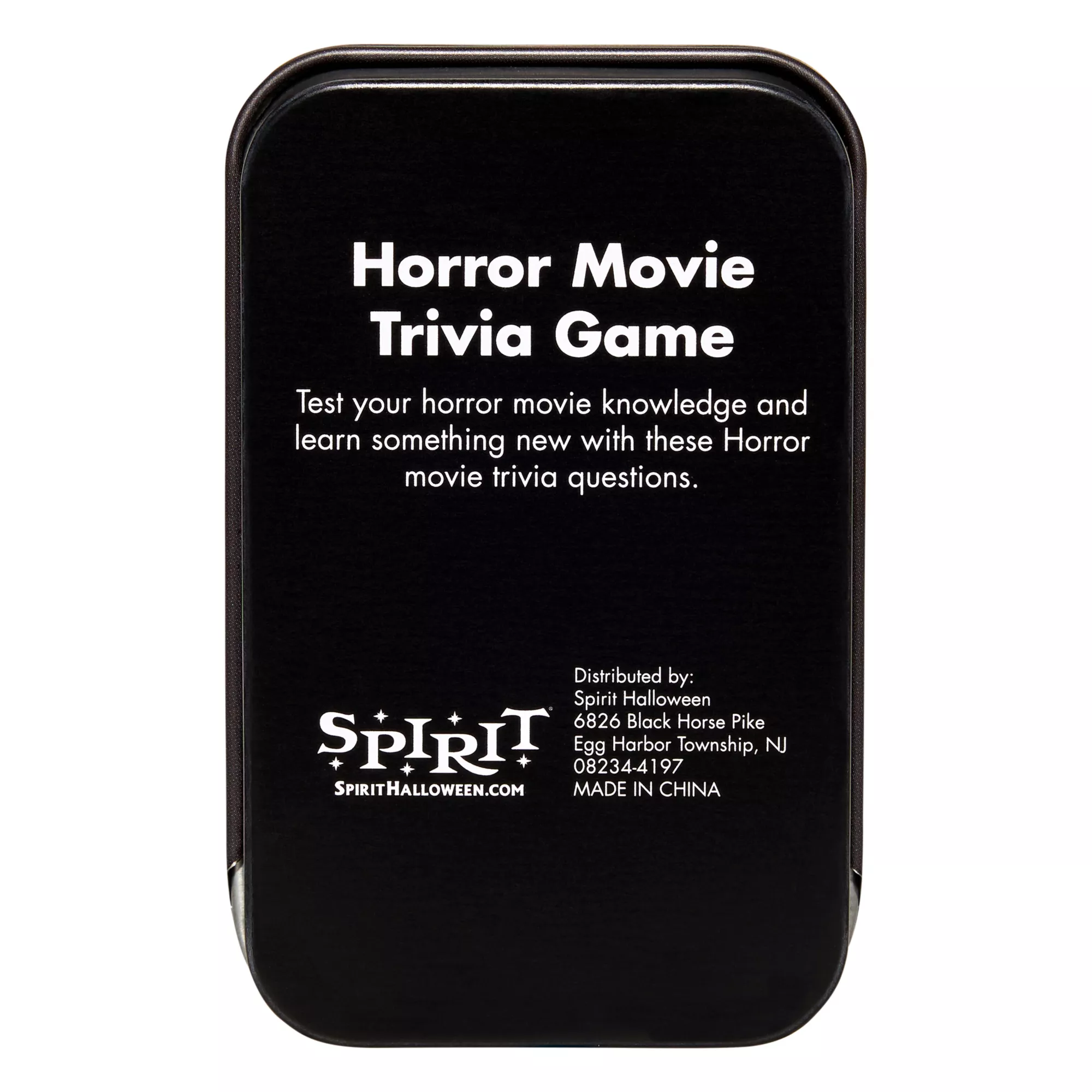 Horror Movie Trivia Game at Spencer's