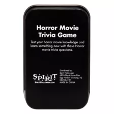 Horror Movie Trivia Game at Spencer's