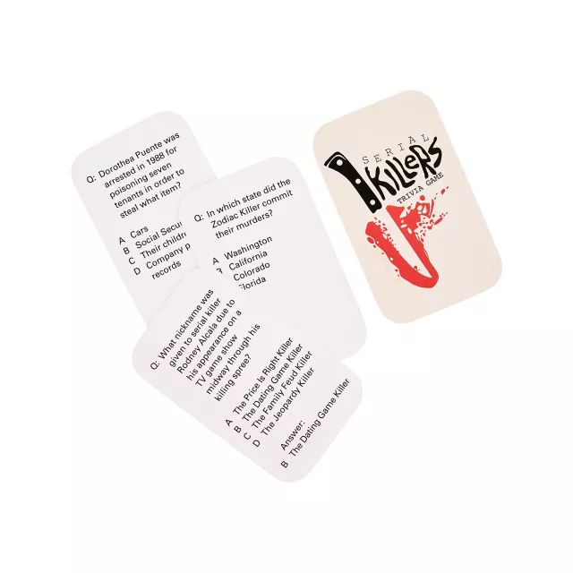Serial Killers Trivia Card Game at Spirit Halloween