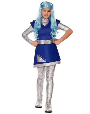 Kids Zombie Alien Costume Girls Movie Dress Up Fancy Dress Halloween Party  Cosplay 4-9T